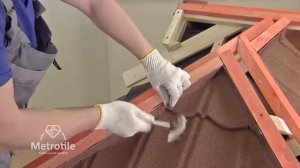 Metrotile монтаж конька и вальмы черепицы