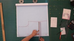 Легкое летнее платье.. Выкройка основа  платья на любой размер строим сразу на ткани