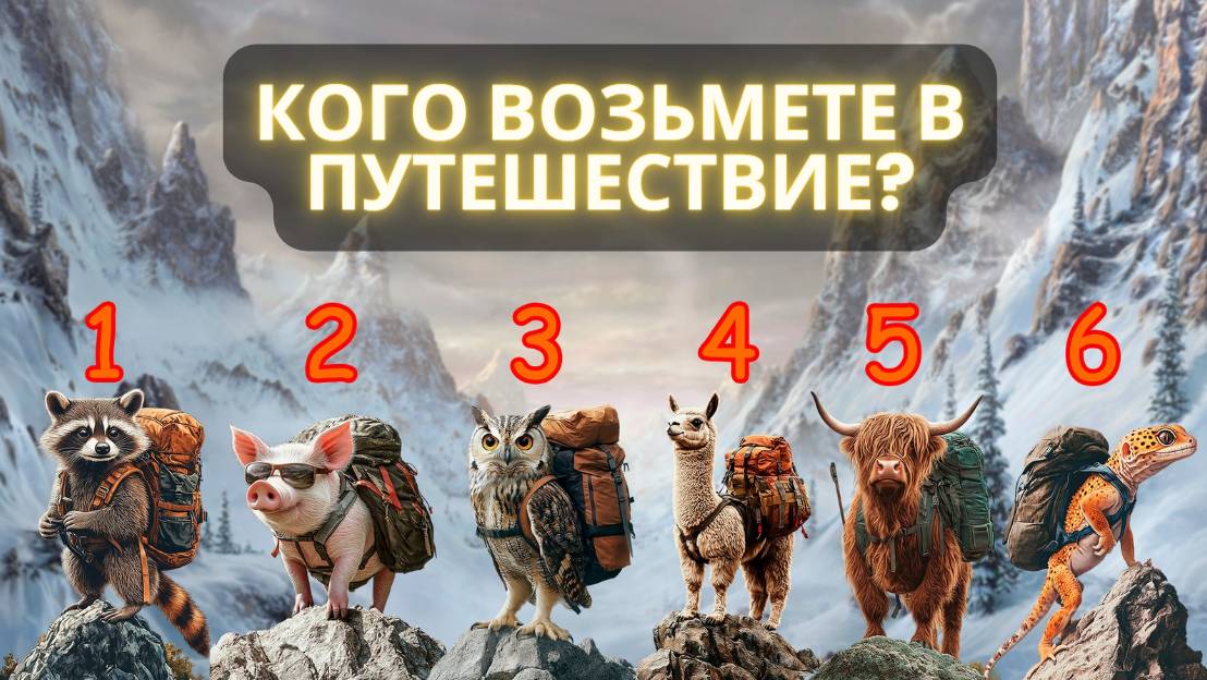 Какого путника вы возьмёте в путешествие? | Твой выбор путника покажет, куда двигаться в жизни!