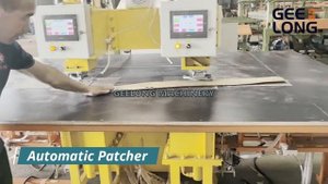 автоматический шпоновый пакер, починка шпона