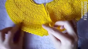 Платье крючком для девочки. Видео урок платья для девочки.Узор крючком.Вязание для новичков.