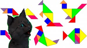 ТРИ КОТА СОБИРАЕМ ПРЕДМЕТЫ ИЗ ТРЕУГОЛЬНИКОВ С ГОВОРЯЩИМ СУПЕР КОТОМ ( ИГРА для ДЕТЕЙ ) #153