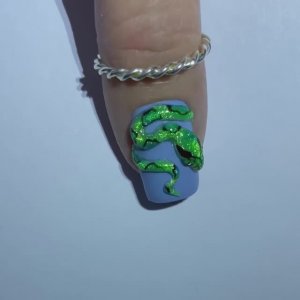 3д дизайн ногтей. Лепка на ногтях