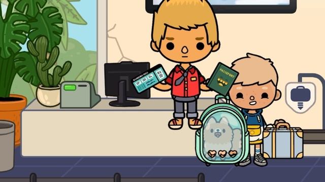  ПОЕЗДКА В СОЧИИ  pt 1 Самолёт упал?!  Monics Toca  Toca Boca World 