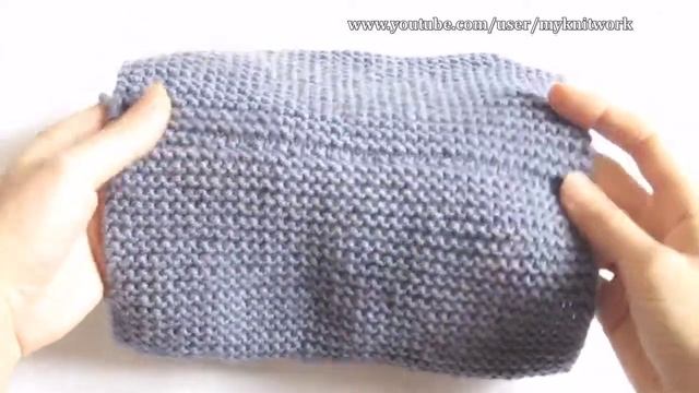 Вязание спицами. Вяжем простую шапку с ушками. смотреть онлайн