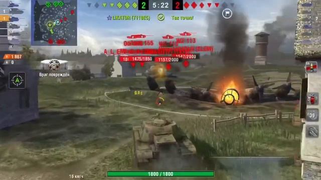 -WOT Blitz- T110E3. Крепкий Орешек