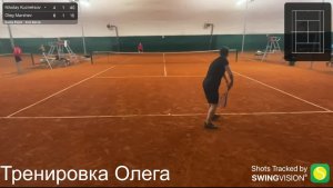 Майский теннисный вечер Разбор тренировки Олега + Теннис Матч Ильнур VS Александр