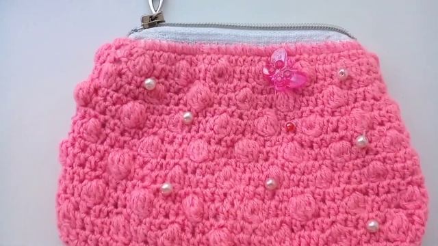 Сумка-клатч крючком для маленькой модницы. смотреть онлайн