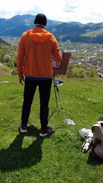 Рисование в Карпатах #shorts смотреть онлайн