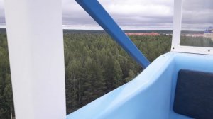 г. Советский, Ханты-Мансийский АО, Россия. Колесо обозрения. Городской парк. Июль 2024 г.
