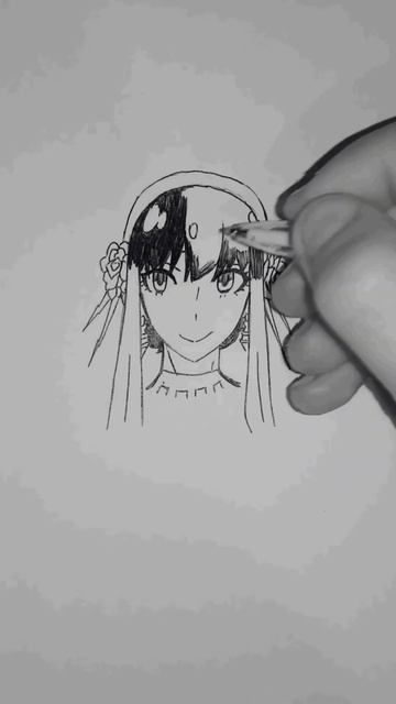 Быстрый скетч по ЙОР ФОРДЖЕР ручкой #аниме #семьяшпиона #рисую смотреть онлайн