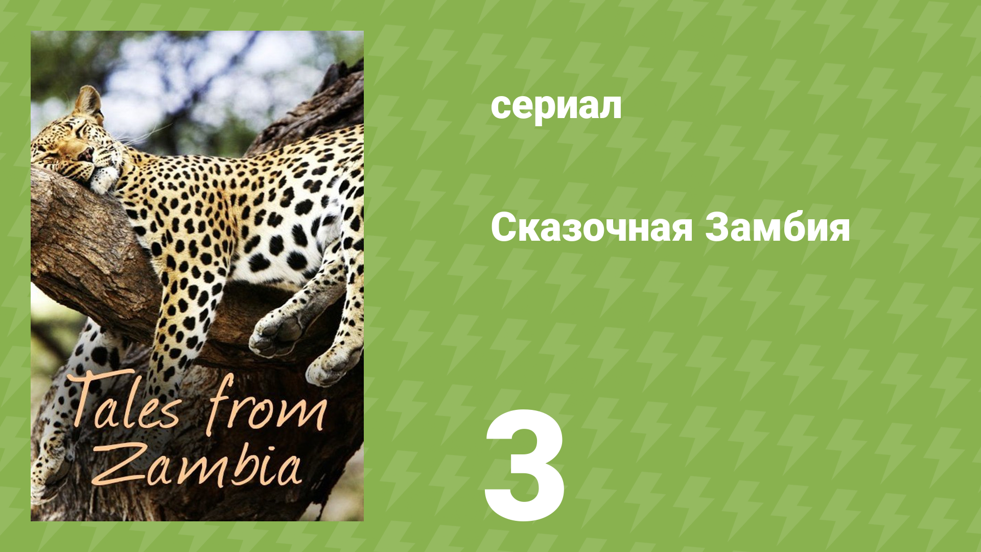 Сказочная Замбия 1 сезон 3 серия «Жизнь и смерть на равнинах» (документальный сериал, 2016)