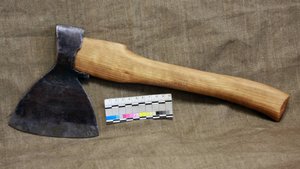 Малый саперный топор Кондратов Зав.1870 с.Вачи 1917 Революционный