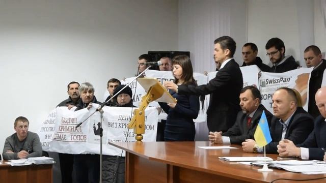 Обговорення "Українських лісопилень" на 2 сесії Костопільської міськради ч.1 смотреть онлайн