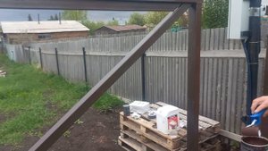 дача с нуля. 10 серия. откатные ворота