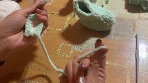 Пинетки зайчики крючком. Подробный МК