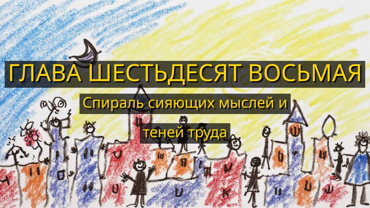 Глава Шестьдесят Восьмая. Спираль сияющих мыслей и теней труда