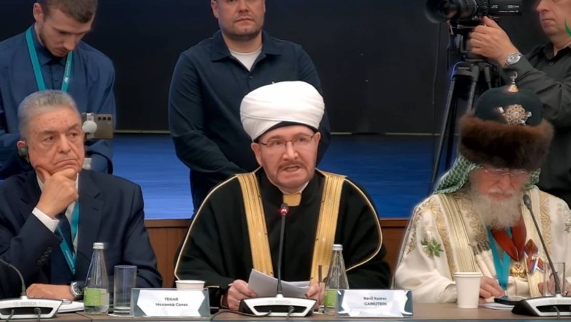 Выступление главного муфтия на заседании ГСВ «Россия — исламский мир». KazanForum 2025