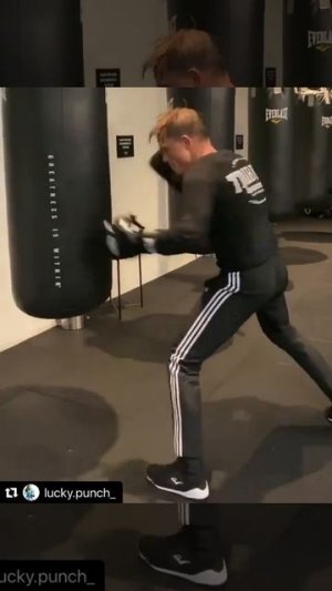 работа по мешку EVERLAST Super Leather