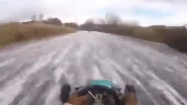КАРТИНГ ГОНКИ НА ЛЬДУ