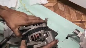 Mitsubishi Pajero sport.  Разбор. Ремень генератора