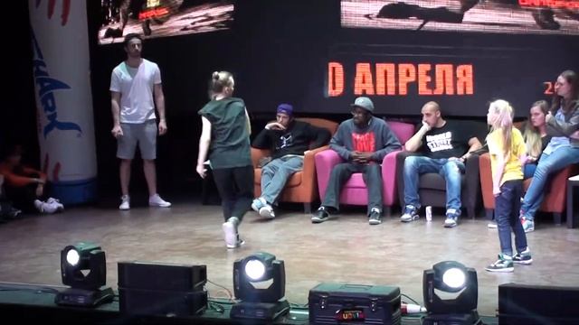Ирэн VS Василиса - 1/4 финала Hip-Hop Beginners - Shark Battle 2013 смотреть онлайн