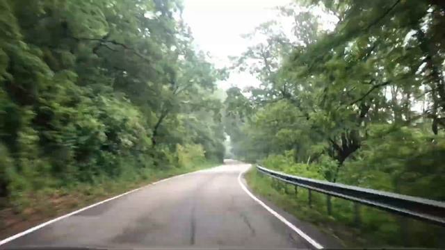 Подъем на гору Ахун в туман