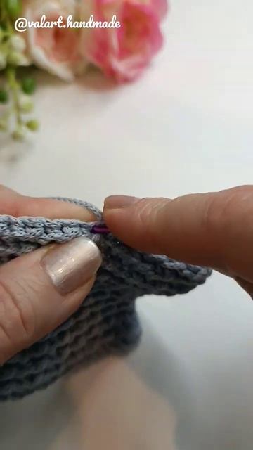Плотный и красивый двусторонний узор поворотными рядами. Вязание крючком #diy #handmade #crochetdiy смотреть онлайн