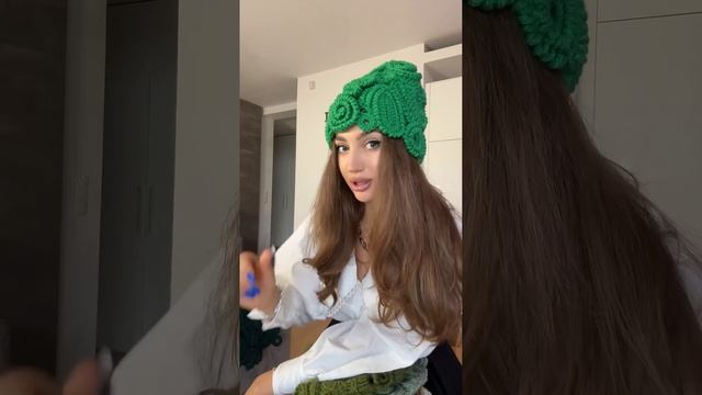 Кружевные шапки ручной работы, зимние шапки, модные ша смотреть онлайн