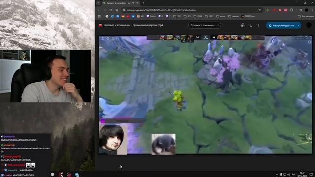 ГЛЕБ СМОТРИТ САСАВОТ И СПОКОЙНИЧ ДО ТОГО КАК СТАЛИ ИЗВЕСТНЫ | КИШКИ СКВАД смотреть онлайн