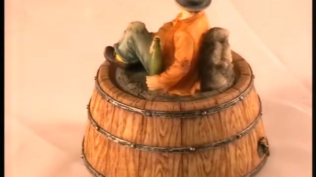 Музыкальная шкатулка Клоун в шляпе