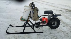 Сильный ветер и мороз