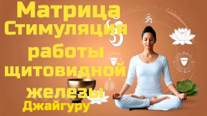 🎧Стимуляция работы щитовидной железы Матрица. Виброакустическая терапия с Джайгуру💻ВАУ Партнёр-Ол