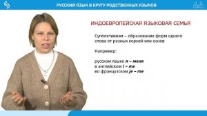 РУССКИЙ ЯЗЫК В КРУГУ РОДСТВЕННЫХ ЯЗЫКОВ