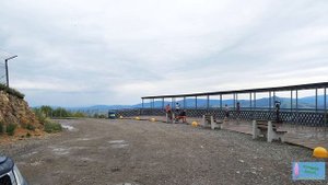 Гора Тугая. Горно-Алтайск. Панорамные виды с горы. Верхняя площадка обзора.