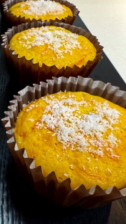 Нежные морковные кексы из рисовой муки!