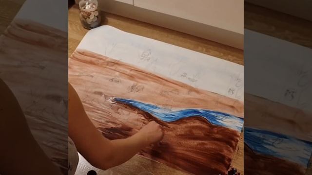 Рисуем картину Весна быстро и просто для деток в сад смотреть онлайн