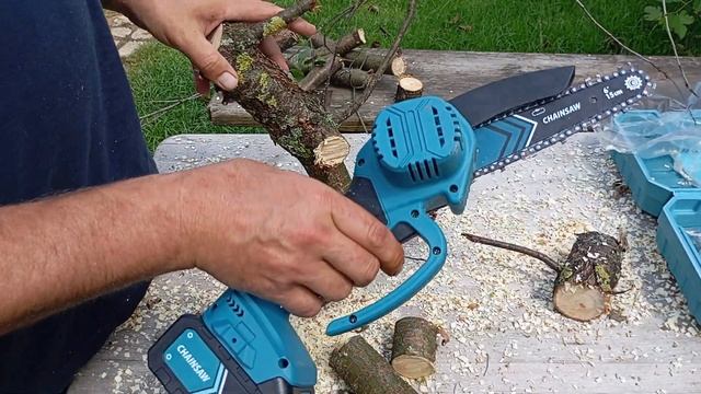 Аккумуляторная цепная мини пила смотреть онлайн