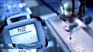 Рекламная заставка (Первый Канал Февраль зима снежинки день)