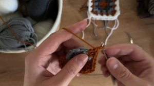 Жилет из бабушкиных квадратов. Часть 1.