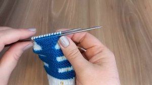 Следочки-носочки спицами🧶🧶