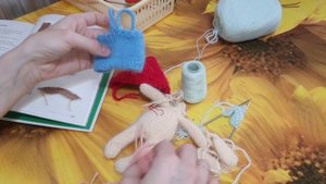 ВЯЗОВЛОГ. 3-й отчёт по марафону #извяжу_13 . Первые большие игрушки спицами