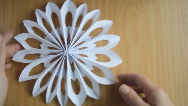 3В copos de nieve de papel/3D paper snowflakes смотреть онлайн