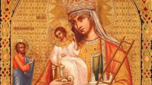 Иконы Божией Матери Молченская и Старорусская.