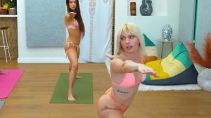Erotic gymnastics yoga-пластика растяжка