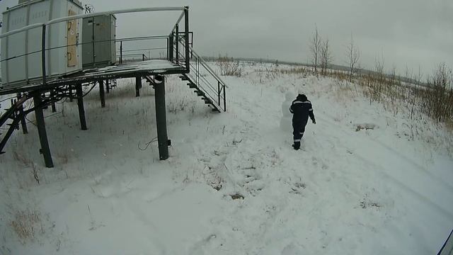 Мы лепили снеговик)))) смотреть онлайн