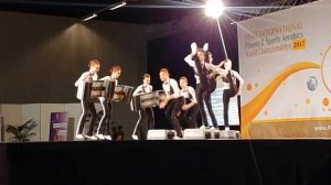 Первенство мира по фитнес-аэробике 2017, команда "Чайка", 2 место