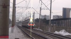 Электропоезд ЭП2Д-0141 ЦППК сообщением Ипподром - Москва