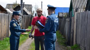 Профилактический рейд сотрудников УНД в СНТ Янтарь Советского района г. Красноярска