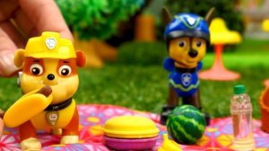 Щенячий патруль на пикнике - Что случилось с Маршалом? Машины сказки из игрушек